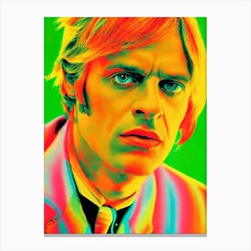 Klaus Kinski Colourful Pop Movies Art Movies Canvas Print