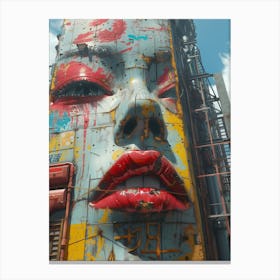 Face Of The City Canvas Print