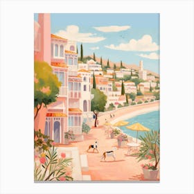 Marbella Spain 3 Illustration Canvas Print