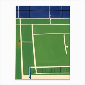 Tennis Court 14 Canvas Print