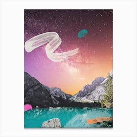 Cosmic Lake Canvas Print