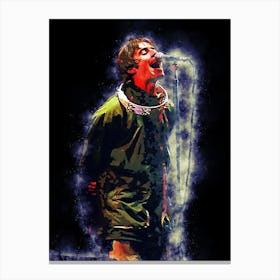 Spirit Of Liam Gallagher S Oasis Band 1 Canvas Print