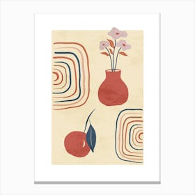 Abstract Vases Canvas Print