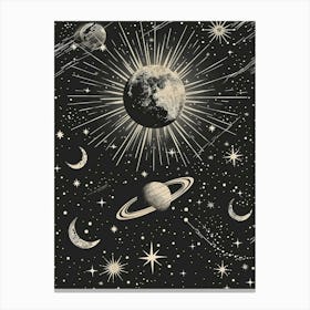 Cosmic universe Canvas Print