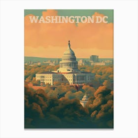 Washington Dc Travel Canvas Print