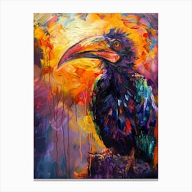 Horned Stork 1 Canvas Print