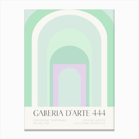 Galleria D'Arte 444 Geometric Arches 2 Canvas Print