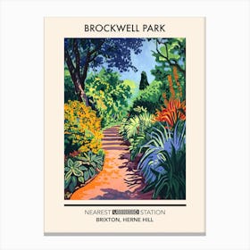 Brockwell Park London Parks Garden 1 Canvas Print