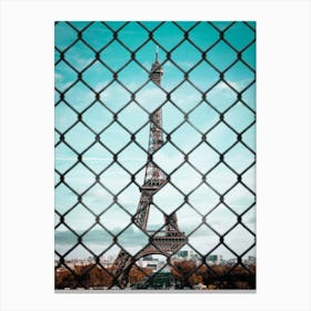 Slice Eiffel Tower Paris Canvas Print