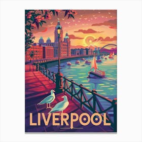 Liverpool England Canvas Print