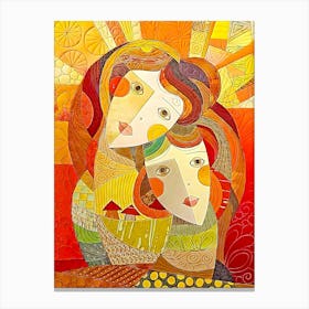 Two Women 2 Canvas Print