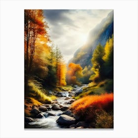 Autumn In The Mountains 52 Canvas Print