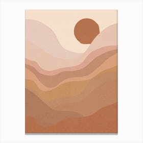 Boho Landscape  Canvas Print