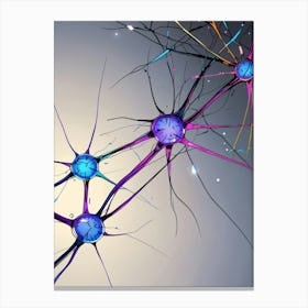 Neuron Stock Videos & Royalty-Free Footage Canvas Print