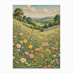 Meadow In Bloom Canvas Print