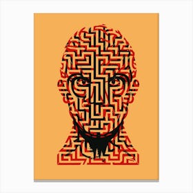 Man In A Maze Canvas Print