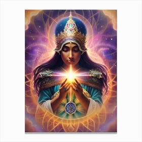 Goddess Of Light Canvas Print