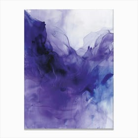 Purple Ink Canvas Print