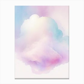 Hydrogen Cloud Gouache Space Canvas Print