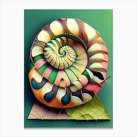Snail Shell  Canvas Print