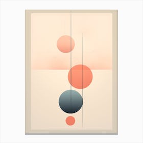 Minimalistic Abstract Geometry 1 Canvas Print