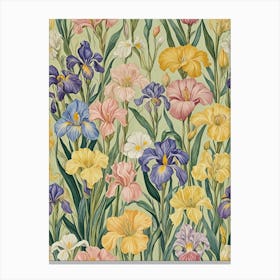 Iris Wallpaper Canvas Print