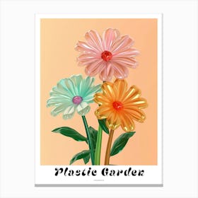 Dreamy Inflatable Flowers Poster Calendula 2 Canvas Print