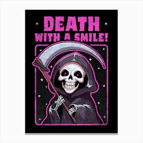 Death With A Smile Canvas Print