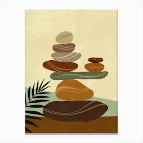 Stack Of Stones 2 Canvas Print