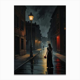 Night In The City 2 Canvas Print