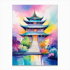 Asian Pagoda 1 Canvas Print