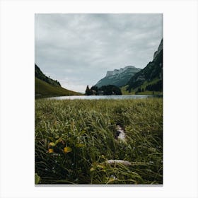 Lake In Switzerland Canvas Print