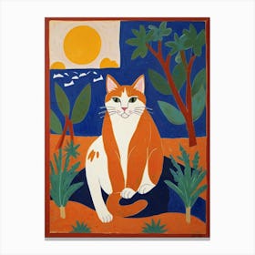 Orange Cat 2 Canvas Print