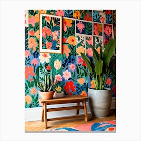 Flower Wall Art Canvas Print