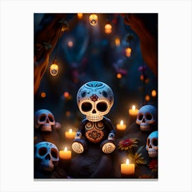 Day Of The Dead Canvas Print