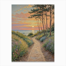 Path To The Beach Canvas Print