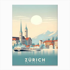 Zurich Switzerland Travel Canvas Print