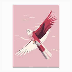 Minimalist Falcon 3 Illustration Canvas Print