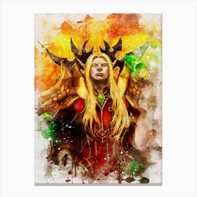 Prince Kael Thas World Of Warcraft Canvas Print