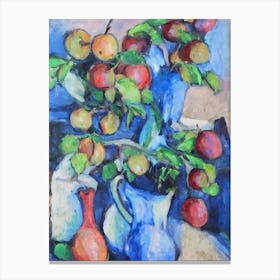 Plum 1 Classic Fruit Canvas Print