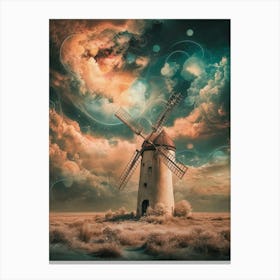 Windmill In The Sky Canvas Print