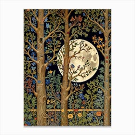 William Morris Moonlight In The Woods 37 Leinwandbilder