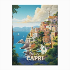 Capri Italy Travel Canvas Print