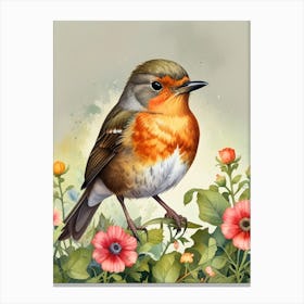 Bird Painting Canvas Print