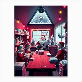 Christmas Santa 3 Canvas Print