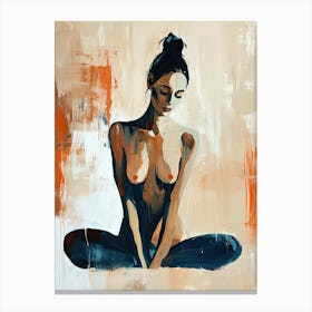 Yogi | Nude Series Canvas Print