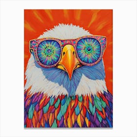 Eagle With Sunglasses 24 Canvas Print