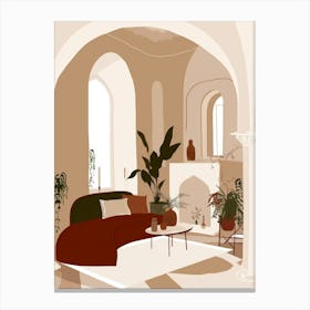 Living Room 1 Canvas Print