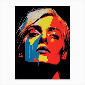 Face Pop Art 2 Canvas Print