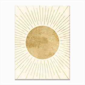 Golden Sunshine Canvas Print